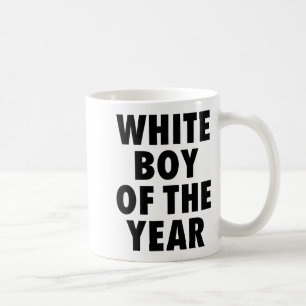 White Boy Of The Year For Men Boys Kids Funny Coffee Mug