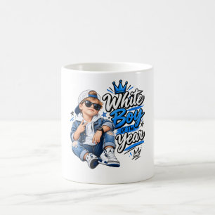 White Boy Of The Year Streetwear Kid Design Coffee Mug