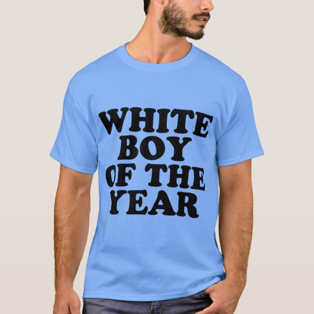 White Boy Ofhe Year boy T-Shirt (Front)