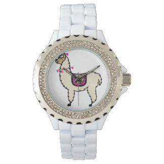 White Bracelet Llama watch