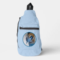 White-Breasted Nuthatch Flying Original Photo