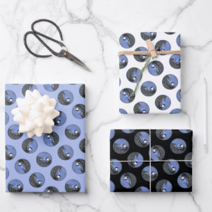  White-Breasted Nuthatch Painting Original Bird Ar Wrapping Paper Sheet
