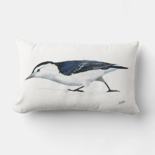 White breasted Nuthatch pillow