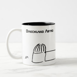 White Breckland Astro Mug (with text)