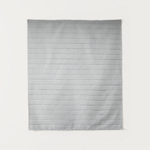 White brick wall tapestry