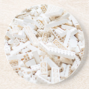 white bricks coaster