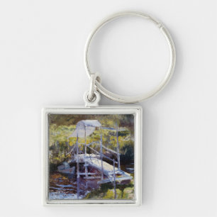 White Bridge by John Twachtman Key Ring