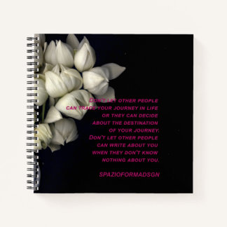 "White broken heart in black" & Journey Notebook