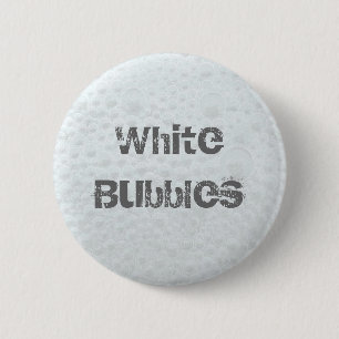 White Bubbles - Template 6 Cm Round Badge
