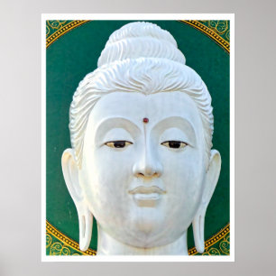 White Buddha Print