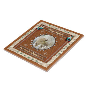 White Buffalo Abundance Energy Tile