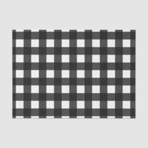 White Buffalo Large Plaid Tissue Paper