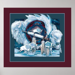 White Buffalo Poster