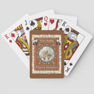 White Buffalo - Prayer & Abundance Playing Cards