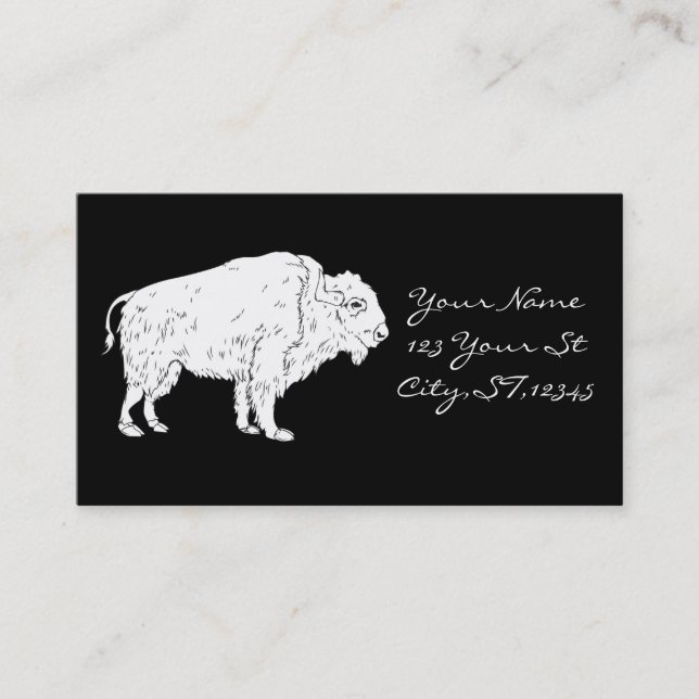 White Buffalo Thunder_Cove Business Card (Front)