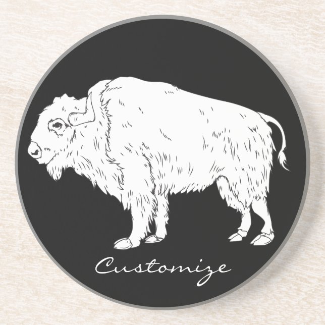 White Buffalo Thunder_Cove  Coaster (Front)
