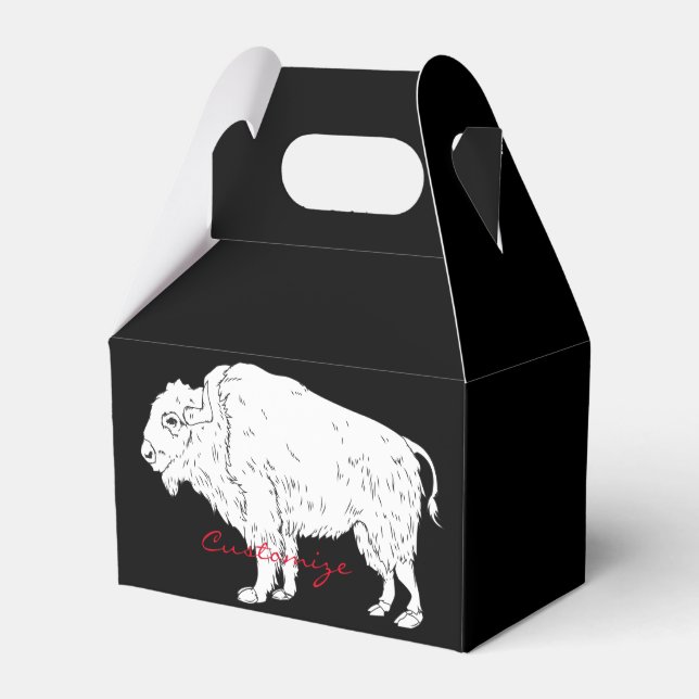 White Buffalo Thunder_Cove Favour Box (Front Side)