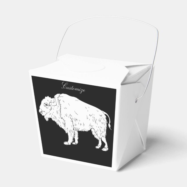 White Buffalo Thunder_Cove Favour Box (Front Side)