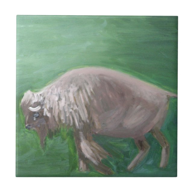 White Buffalo Tile (Front)