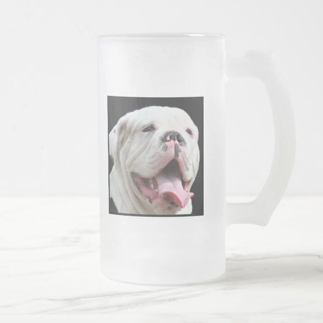 White Bulldog Mug (Right)