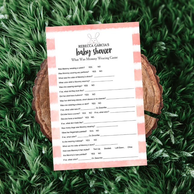 White Bunny What Was Mummy Wearing Shower Game (Creator Uploaded)