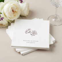White & Burgundy | Elegant Floral Wedding