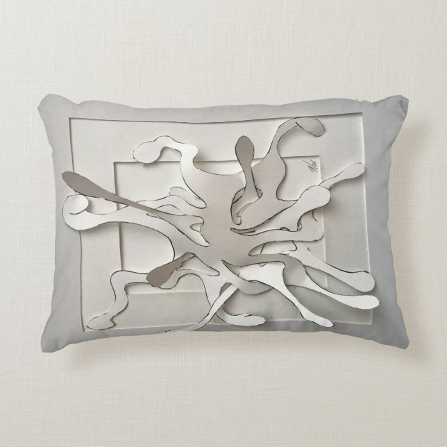 white burst decorative cushion (Front)