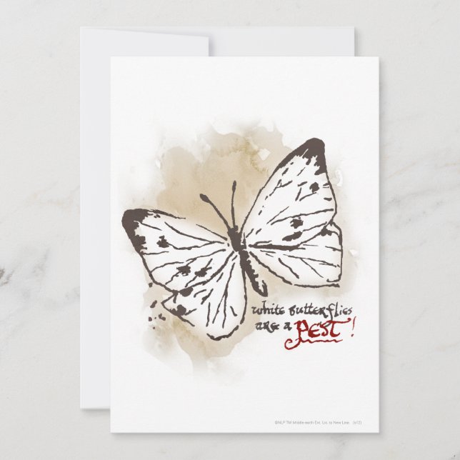 White Butterflies are a Pest (Front)