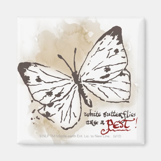 White Butterflies are a Pest Magnet (Front)