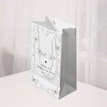 White Butterfly Garden Bridal Shower Thank You Small Gift Bag<br><div class="desc">This cute gift bag would make a wonderful addition to your bridal shower supplies! Easily customise them by clicking on the "personalise" option.</div>