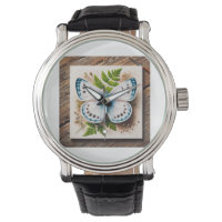 White Butterfly in Natural Setting 200724IREF220 -