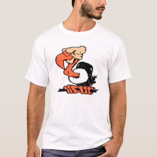 White Buzzard Cartoon Tattoo T-Shirt