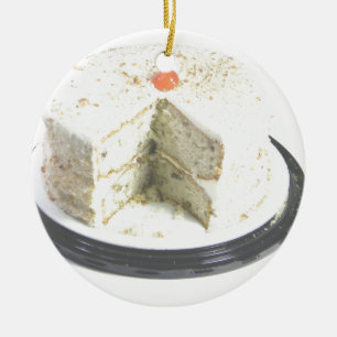 White Cake Ceramic Tree Decoration
