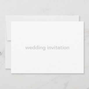 white cala lily wedding invitation template