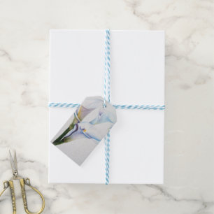 WHITE CALLA LILIES GIFT TAGS