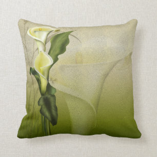 White Calla Lily Cushion