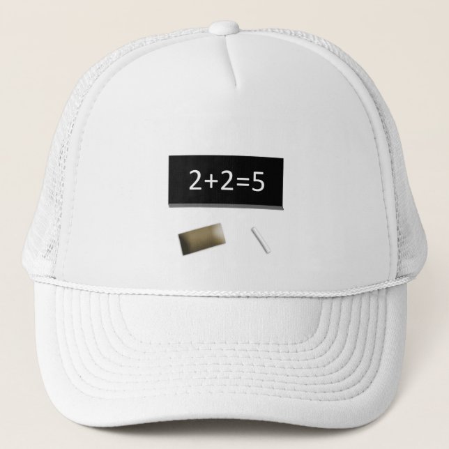 White cap 2+2=5 (Front)