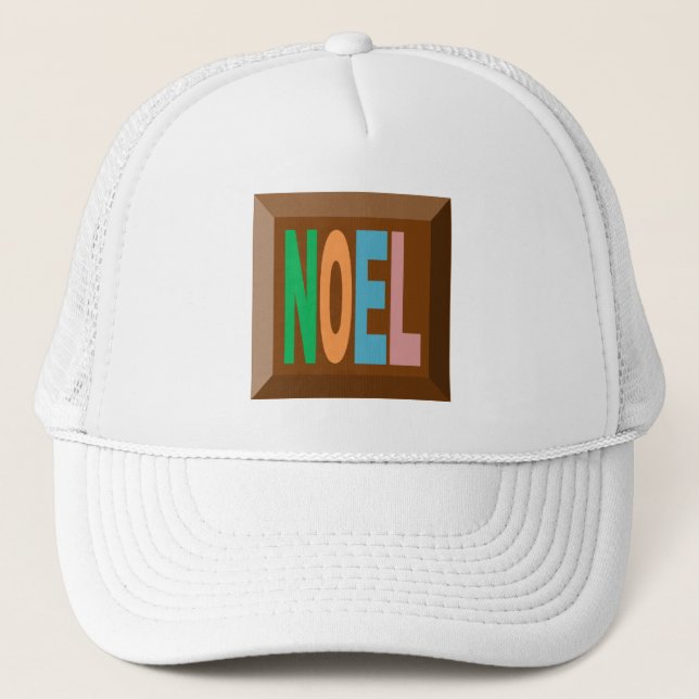 White cap Trucker CHRISTMAS CHOCOLATE (Front)