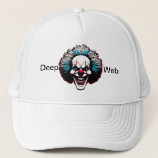 White cap with Deep Web logo and text