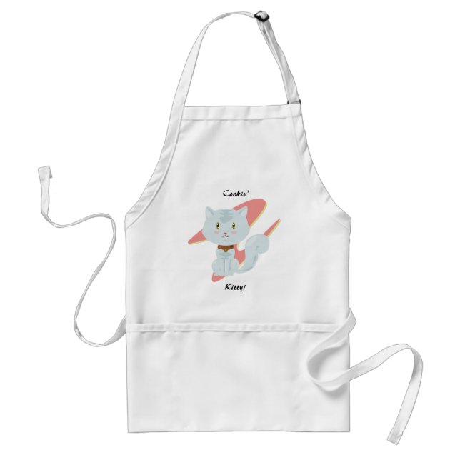 White Cat Apron (Front)