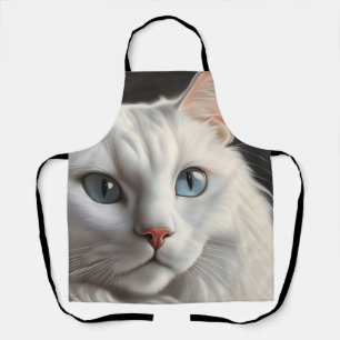White Cat Apron