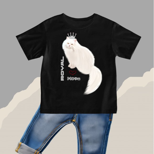 White cat baby T-Shirt (Creator Uploaded)