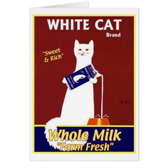 White Cat Brand Whole Milk (Front)