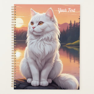 White Cat by Lake Planner