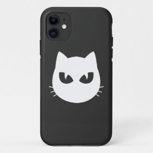 white cat face Case-Mate iPhone case