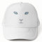 White Cat Face Trucker Hat