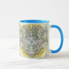 White Cat Mask Mug