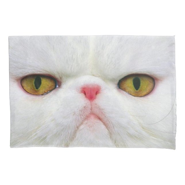 White Cat Pillowcase (Front)
