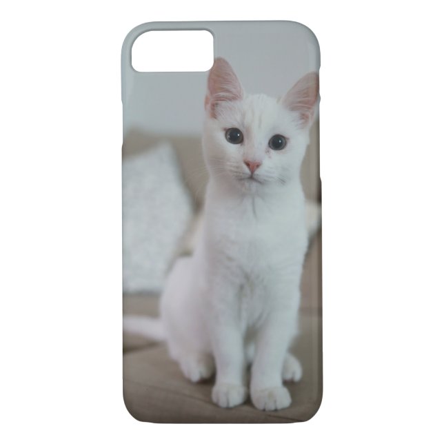 White cat | Zazzle_Growshop. Case-Mate iPhone Case (Back)