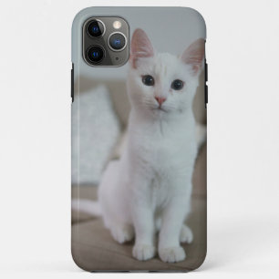 	 White Cat   Zazzle_Growshop. 	 Case-Mate iPhone Case
